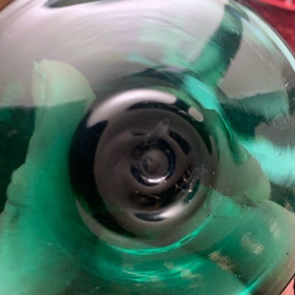 Libbey Green Wine Glass Set of 5 - Picture 6 of 6